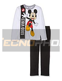 Pijama manga larga niño Mickey Mouse - Good Vibes 6 años 116cm