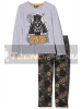 Pijama manga larga niño Star Wars - Darth Vader gris estampado 6 años 116cm