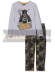 Pijama manga larga niño Star Wars - Darth Vader gris estampado 6 años 116cm