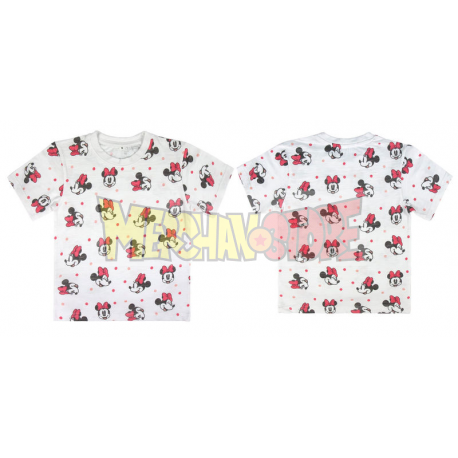 Camiseta niña manga corta Minnie Mousee estampada 4 años 104cm