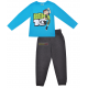 Pijama manga larga niño Ben 10 celeste - gris 8 años 128cm