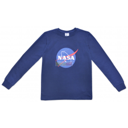 Camiseta niño manga larga Nasa azul 9 años 134cm