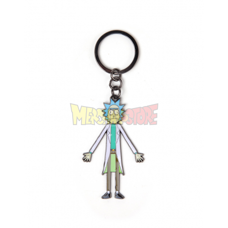 Llavero metálico Rick and Morty - Rick con cabeza articulada