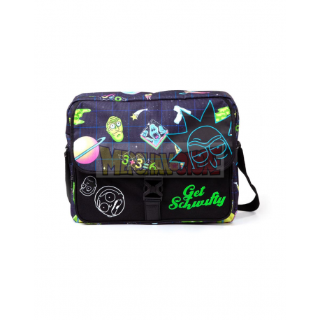 Mochila bandolera Rick and Morty - Space AOP 40x33x14cm