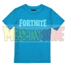 Camiseta niño Fortnite celeste 14 años 164cm