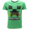 Camiseta niño manga corta Minecraft verde 12 años 152cm