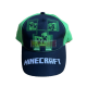 Gorra Minecraft negra - verde 56cm