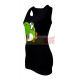 Camiseta adulto sin mangas para chica Super Mario - Yoshi brillante Talla M