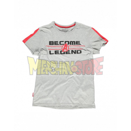 Camiseta adulto Avengers Los vengadores - Become a Legend Talla L