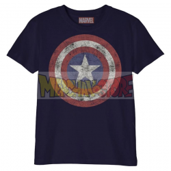 Camiseta infantil Capitán América 6 años 116cm