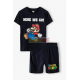 Pijama manga corta niño Super Mario 4 años - 104cm azul marino