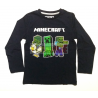 Camiseta niño manga larga Minecraft azul 9 años 134cm