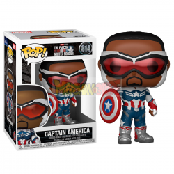 Figura Funko POP! Marvel -El Halcón y el soldado de invierno - Capitán América 814