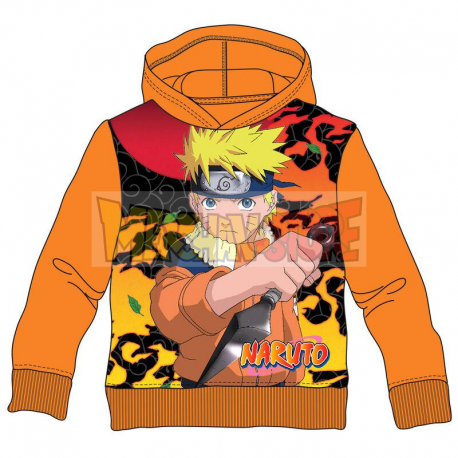 Sudadera niño Naruto 6 años 116cm naranja