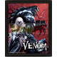 Póster 3D Marvel Venom - Teeth & Claws 23,5 x 28,5cm con marco