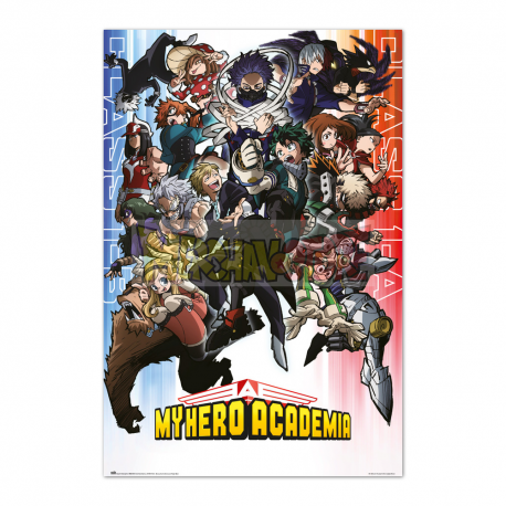 Póster My Hero Academia - U.A. Class 1A and 1B 61x91.50cm