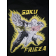 Camiseta Dragon Ball - Goku Frieza negra Talla L