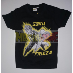 Camiseta Dragon Ball - Goku Frieza negra Talla XL