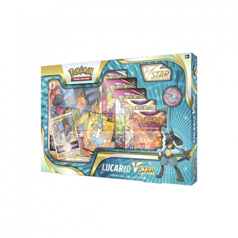 📦 Abro Caja LUCARIO V Astro 🐺 Cartas Pokémon Astros Brillantes ⭐️