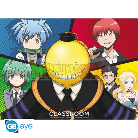 Póster Assassination Classroom - Koro VS Pupils 52x38cm