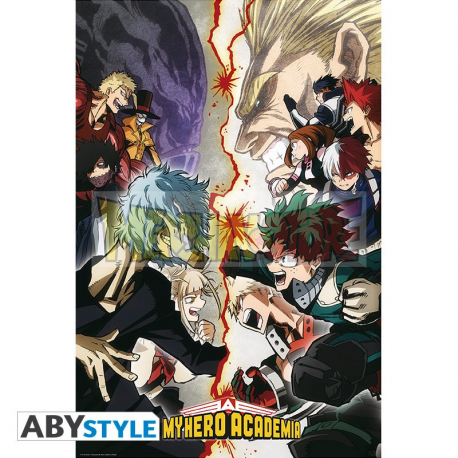 Póster My Hero Academia - Heroes VS. Villains 91.5x61cm