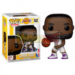 Figura Funko POP! LeBron James White Uniform (Lakers) NBA 52
