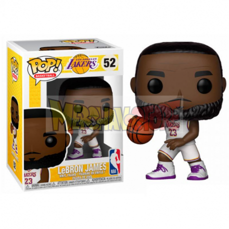 Figura Funko POP! LeBron James White Uniform (Lakers) NBA 52