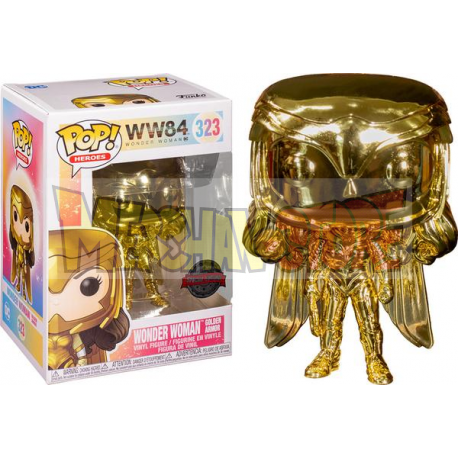 Figura Funko POP! DC Comics Wonder Woman - Heroes 1984 Gold Power 323 Exclusive