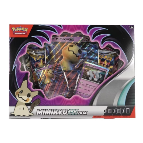 Caja de cartas Pokemon Mimikyu EX (inglés)