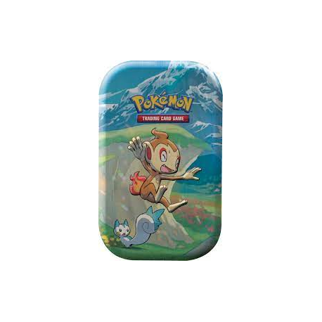 Caja mini lata de cartas Pokemon Sinnoh Stars - Chimchar (inglés)