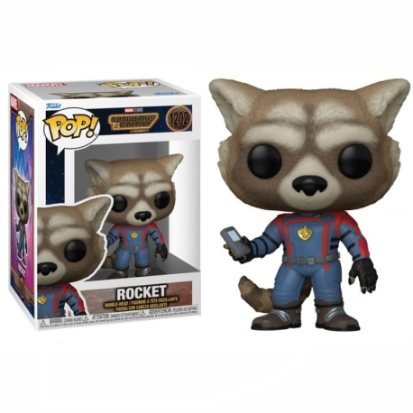 Figura Funko POP! Marvel - Guardianes de la Galaxia vol. 3 - Rocket 1202