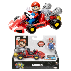 Figura Nintendo Super Mario The Movie - Mario con Kart 6cm