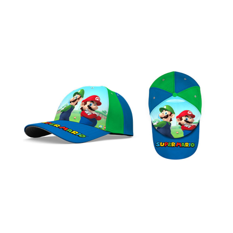 Gorra infantil Nintendo - Super Mario con Luigi 52cm