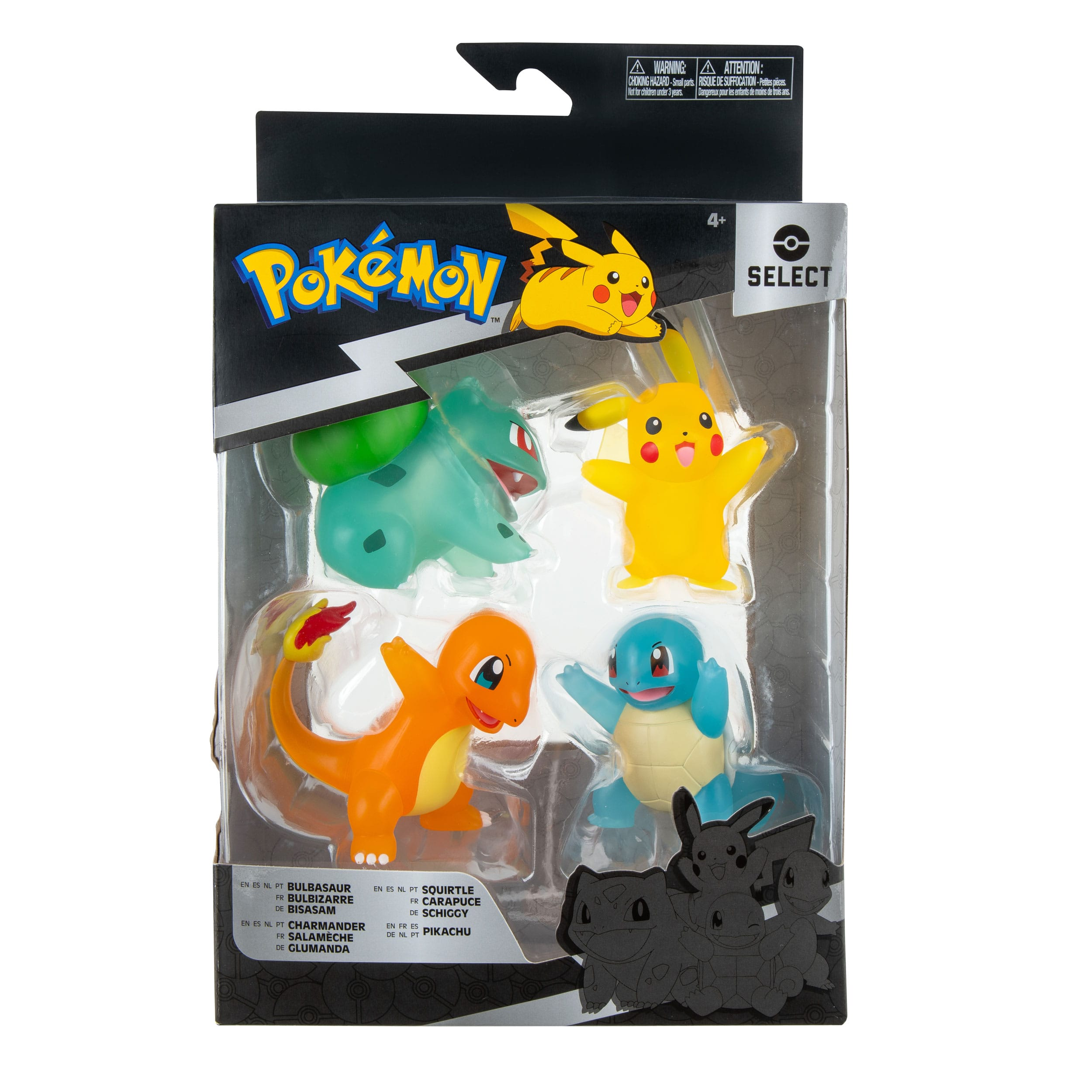 Juego De 4 Figuras Pókemon Select