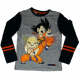 Camiseta niño manga larga Dragon Ball - Goku y Krilin gris 6 años 116cm