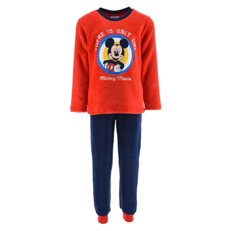 Pijama coralino niño Mickey Mouse - There is only one rojo azul 3 años 98cm