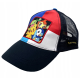 Gorra infantil Pokemon - Personajes rejilla 56cm azul