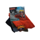 Pack de 3 calcetines Naruto Talla 23-26