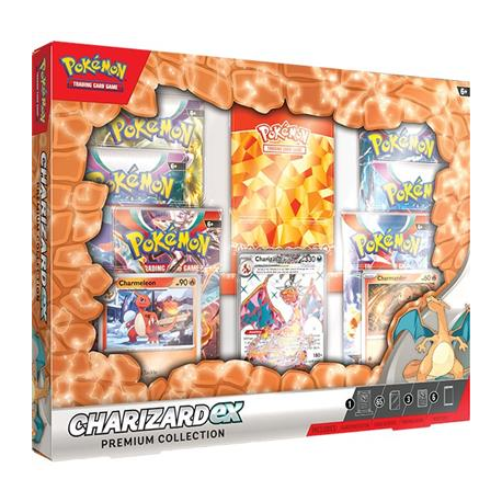 Caja de cartas Pokemon Charizard ex Premium Collection - EN (inglés)