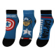 Pack de 3 calcetines Marvel Avengers - Capitán América Talla 27-30