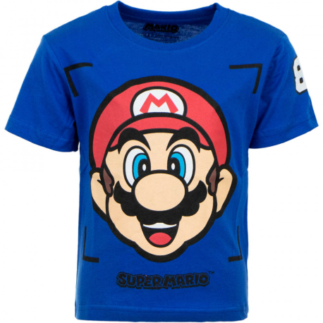 Camiseta infantil Super Mario 85 7 años 122cm azul