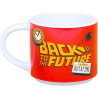 Taza cerámica Regreso al Futuro 325ML + Llavero + Posavasos