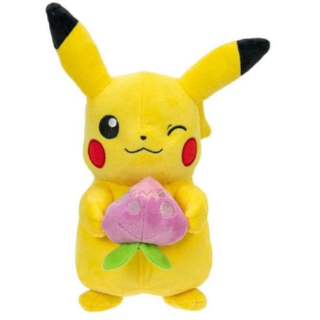 Peluche Pokemon - Pikachu with Pecha Berry Accy 20cm