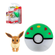 Figura Pokémon Clip'n'Go Poké Ball Eevee #4 & Friend Ball