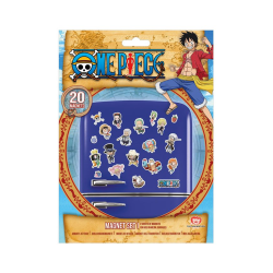 Set de 20 imanes One Piece Chibi 7x4cm