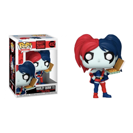 Figura Funko POP! DC Comics - Harley Quinn Takeover - Harley with Pizza 452