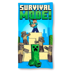 Toalla de microfibra Minecraft - Survival Mode! 140x70cm
