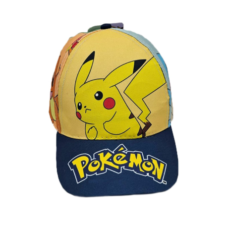 Gorra infantil Pokémon Pikachu , Bulbasaur, Sqirtle, Gengar y Charmander 54-56cm