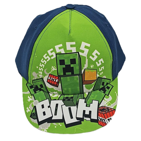 Gorra Minecraft - Creeper Boom 54cm