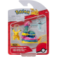 Figura Pokémon Battle Pack Machop, Pikachu, Alolan Muk 5cm